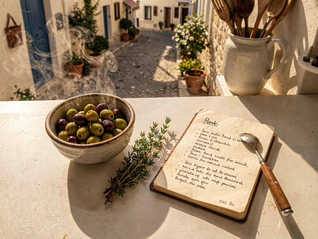 Akrogialia Kitchen Atmosphere